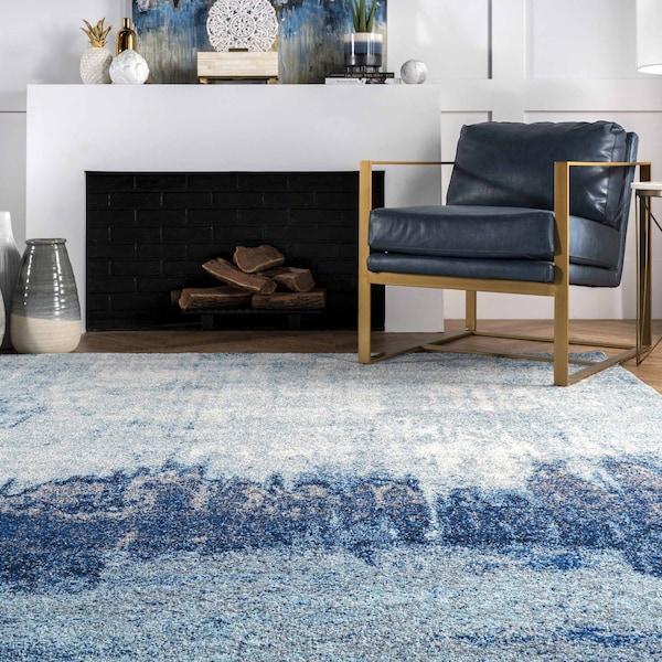 Alayna Abstract Waterfall Area Rug 5ft X 7ft 5in